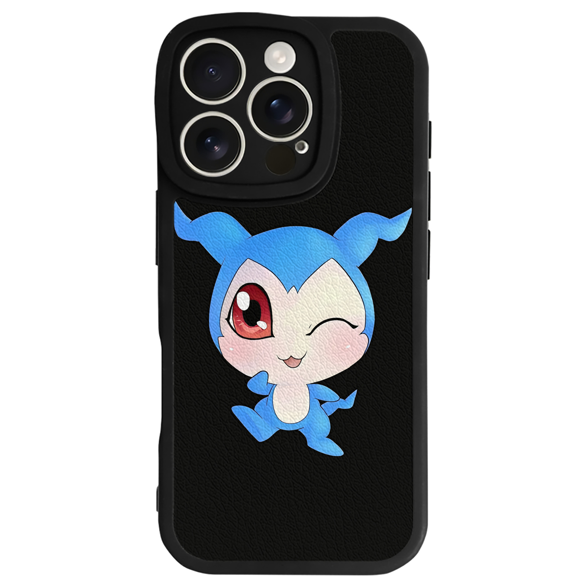 （画像用） Digimon デジタルモンスター/デジモン 【iPhone 16シリーズ対応】シリコンスマホケース（レザー調） 材質：シリコン